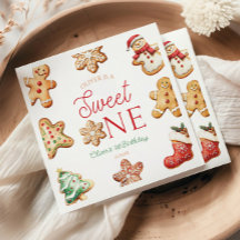 Sweet One Gingerbread Cookie 1st Birthday Party