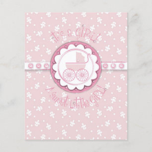 Sweet One Girl Advice Card