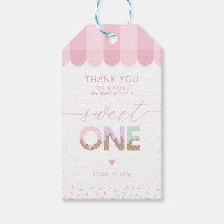 Sweet One Ice Cream Birthday Party Favour Tag