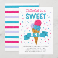 Sweet One Ice Cream Kids 1st Birthday Party