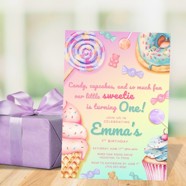 Sweet One Invitation (Creator Uploaded)