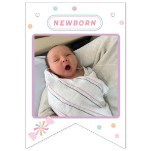 Sweet One MONTH BY MONTH FIRST BIRTHDAY banner! Bunting