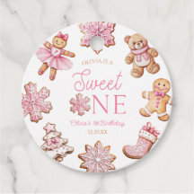 Sweet One Pink Gingerbread 1st Birthday Party
