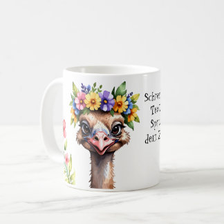 sweet ostrich 7 coffee mug