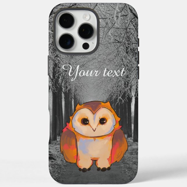 Sweet owl, winter owl Case-Mate iPhone case (Back)