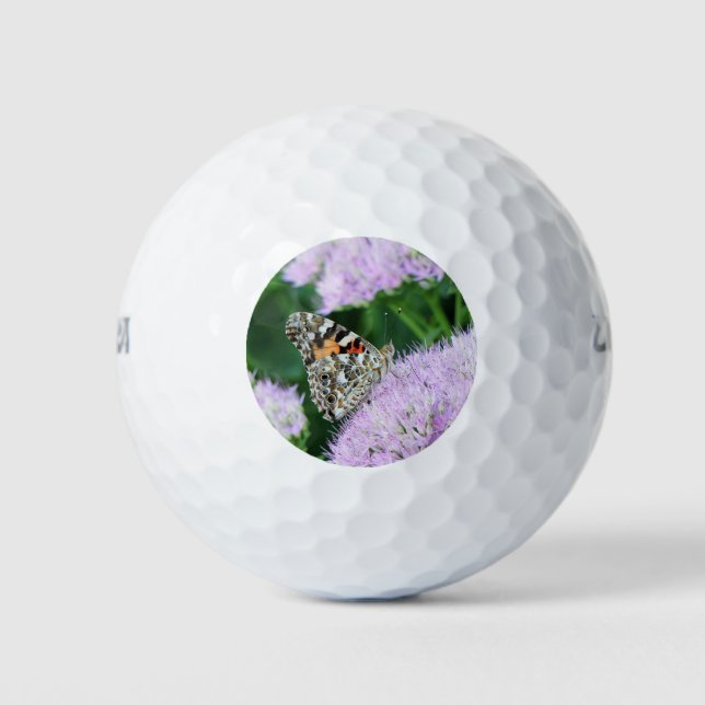 Sweet Painted Lady Golf Balls (Front)