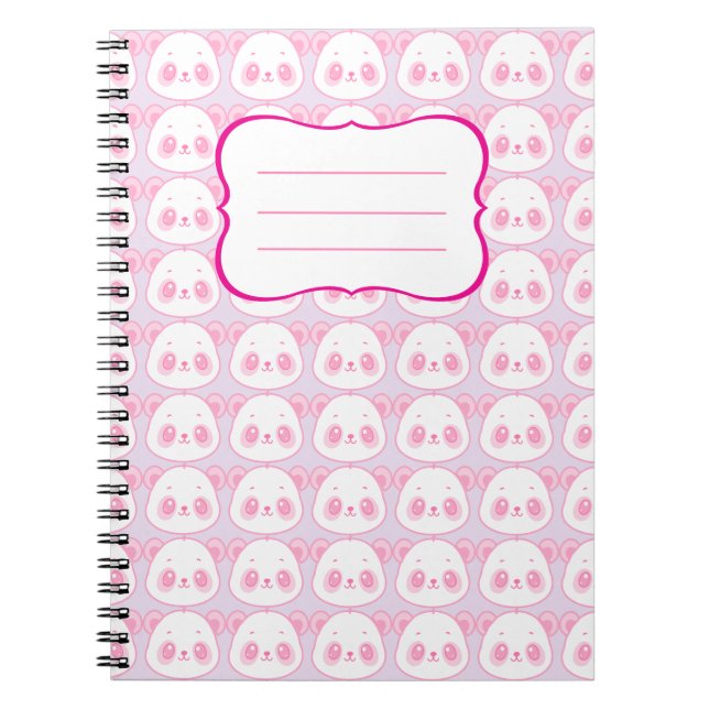 Sweet Panda Notebook (Front)
