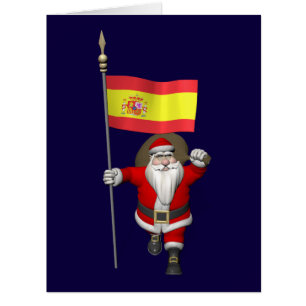 Sweet Papá Noel  Waving La Rojigualda