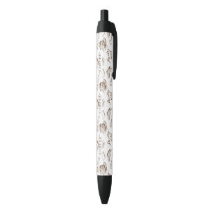 Sweet paper black ink pen