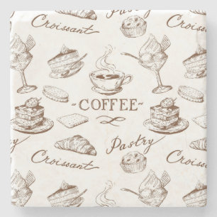 Sweet paper stone coaster