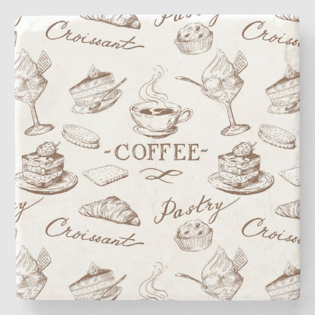 Sweet paper stone coaster (Front)