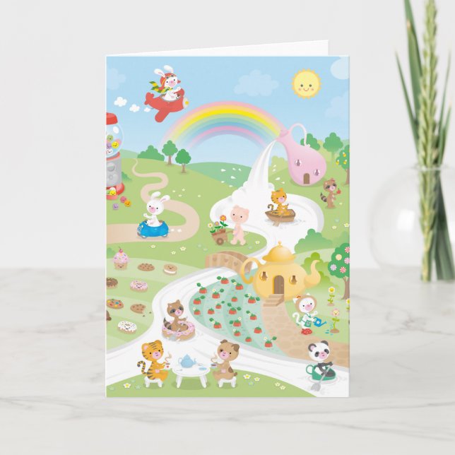 Sweet paradise card (Front)