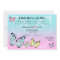 Sweet Pastel Butterfly Invitation