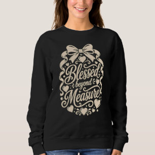 Sweet Pastel Coquette Gift Aesthetic Faith Design Sweatshirt