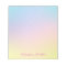 Sweet Pastel Ombré Notepad Personalised for Kids