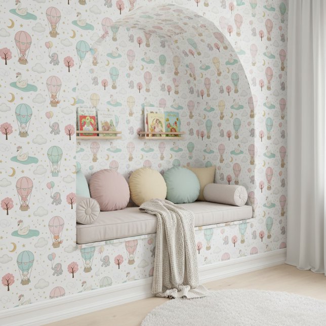 Sweet Pastel Swan & Friends Nursery ID1234 Wallpaper (Creator Uploaded)