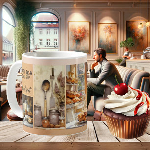 Sweet Pastry Bakery Coffee Shop Photo Mug