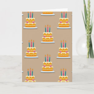 Sweet Pattern Birthday Card