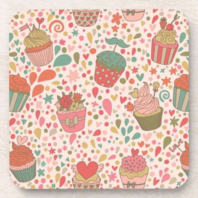Sweet pattern coaster (Front)