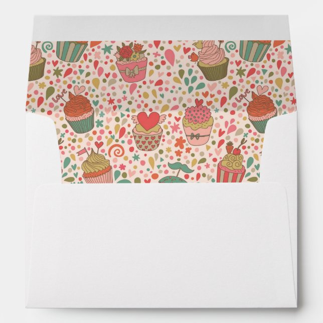 Sweet pattern envelope (Back (Bottom))