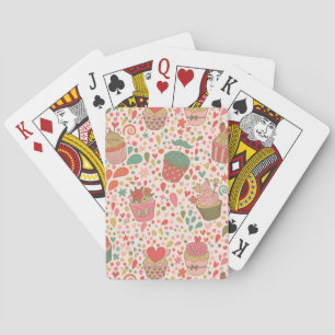 Sweet pattern playing cards