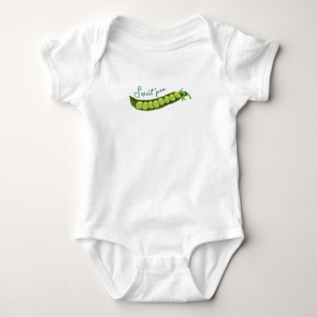 Sweet pea baby bodysuit (Front)