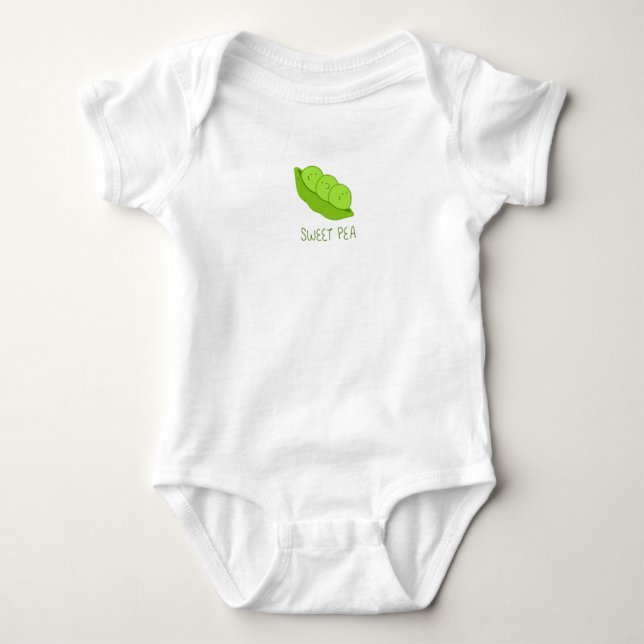 Sweet Pea Baby Bodysuit (Front)