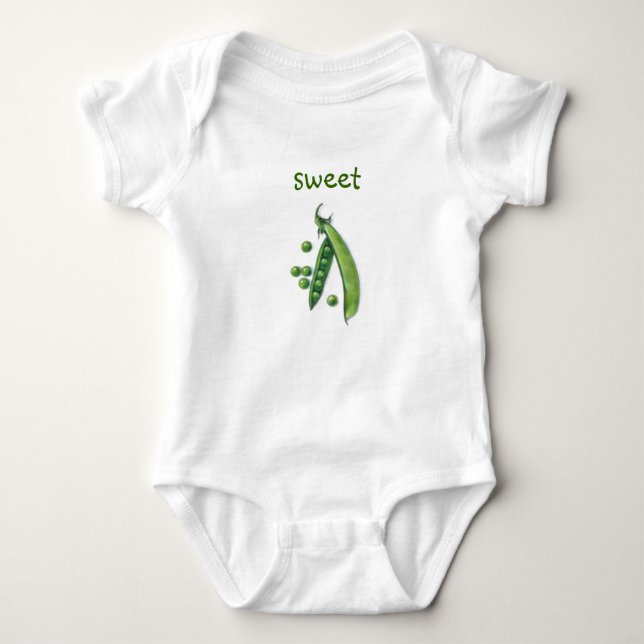 sweet pea baby bodysuit (Front)