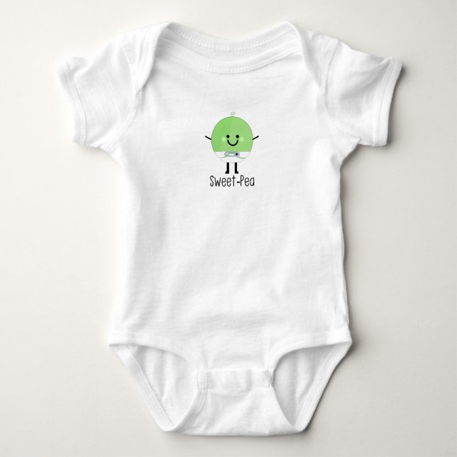 Sweet Pea Baby Boy Bodysuit (Front)