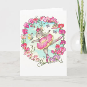Sweet Pea blank card