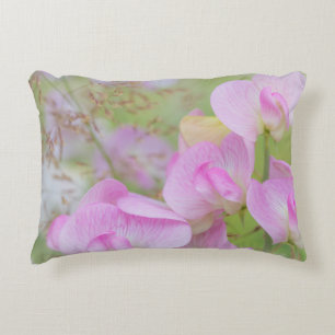 Sweet Pea Blossoms Seabeck, WA Decorative Cushion