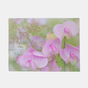 Sweet Pea Blossoms Seabeck, WA Doormat