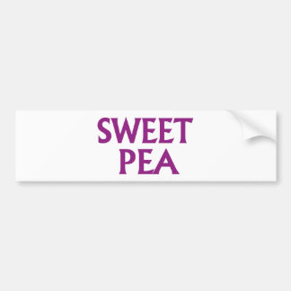 Sweet Pea Bumper Sticker