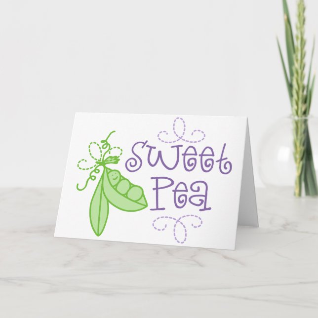 Sweet Pea Card (Front)