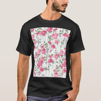 Sweet Pea: Floral Summer Texture. T-Shirt