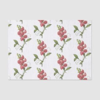 Sweet pea Flower Pattern Tissue Paper