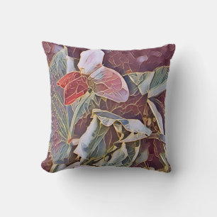 SWEET PEA FLOWERS   CUSHION