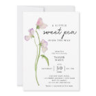 Sweet Pea Flowers | Girl Baby Shower