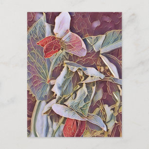 SWEET PEA FLOWERS POSTCARD