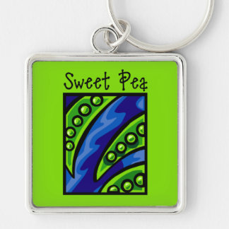 Sweet Pea Key Ring