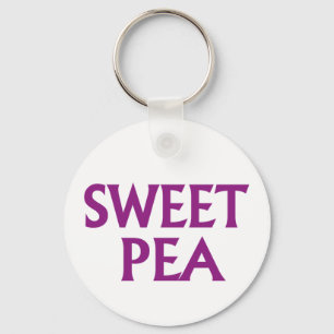 Sweet Pea Key Ring