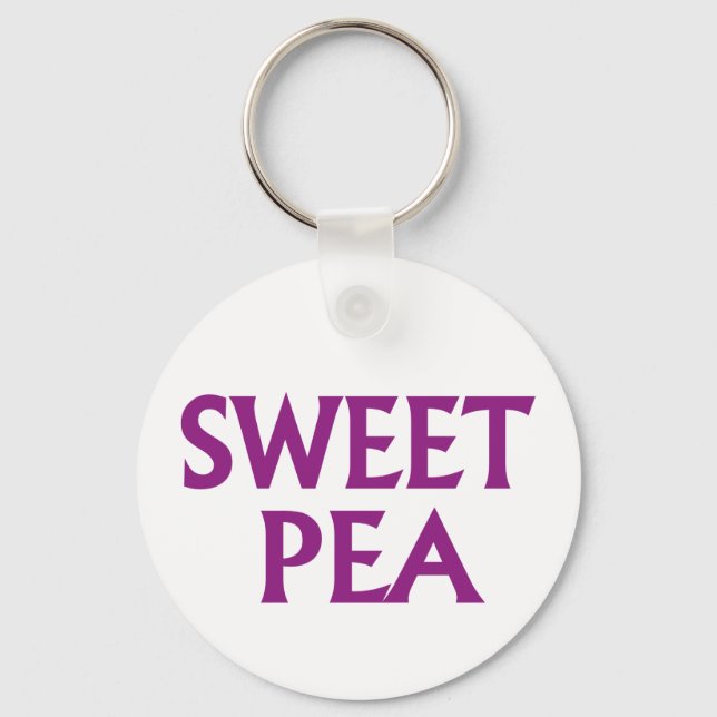 Sweet Pea Key Ring (Front)