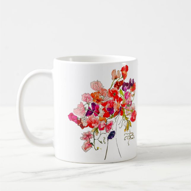 Sweet Pea Mug (Left)