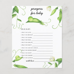 Sweet Pea - Party game   prayers for baby