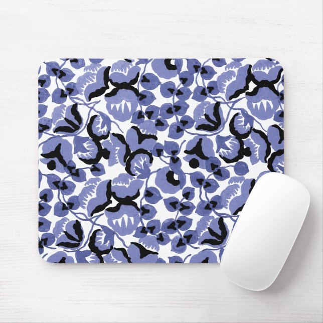 Sweet Pea (Periwinkle) Fine Art Mouse Pad (With Mouse)