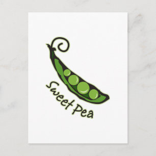 Sweet Pea Postcard