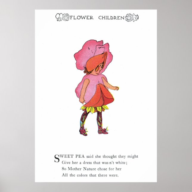 Sweet Pea Poster (Front)