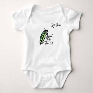 "Sweet Pea." with Pea Pod Customisable  Baby Bodysuit