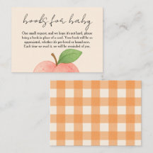 Sweet Peach Baby Shower Books For Baby