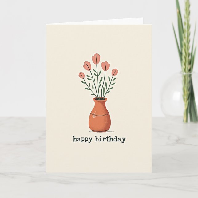 Sweet Peach Bloom Card (Front)